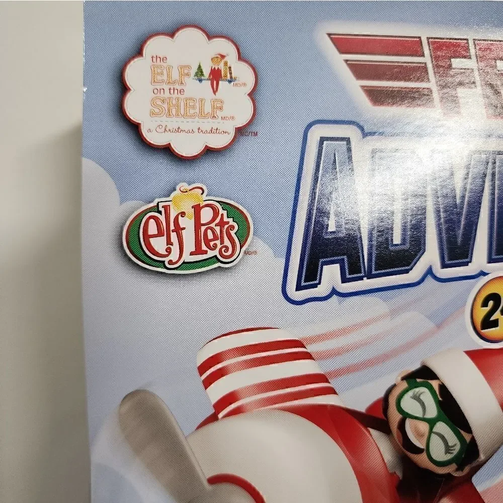 The Elf on the Shelf Festive Flyers Advent Calendar, Includes 24 mini figures